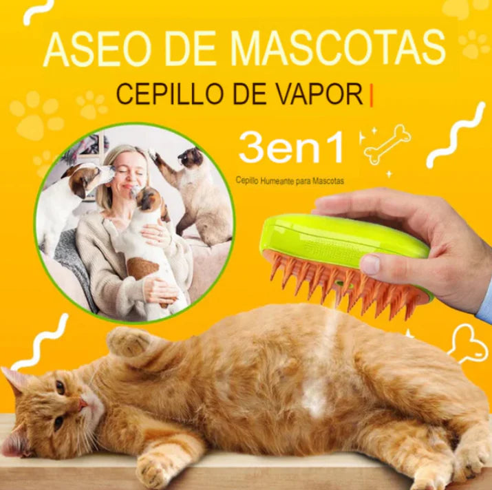 Cepillo de Vapor para Mascotas