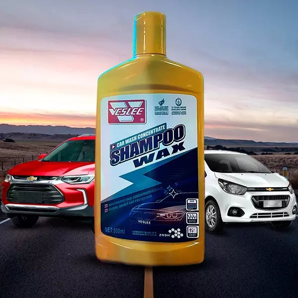 Shampoo Premium y Brillador De Llantas Para Auto