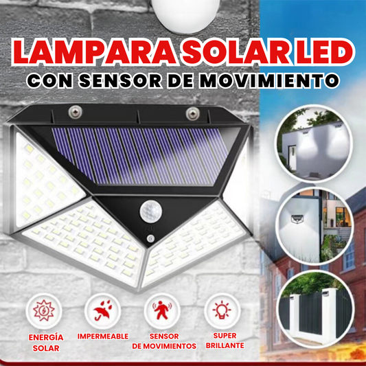 Lampara Solar Con Sensor De Movimiento