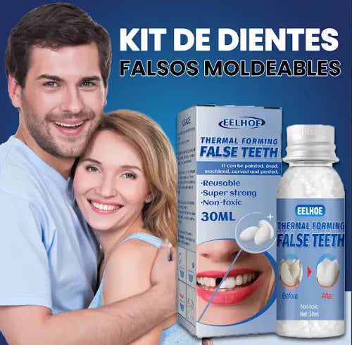 Kit de Dientes Falsos Moldeables