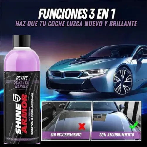 Crema de Revestimiento para Automóviles 3 en 1